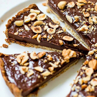 Hazelnut Chocolate Tart